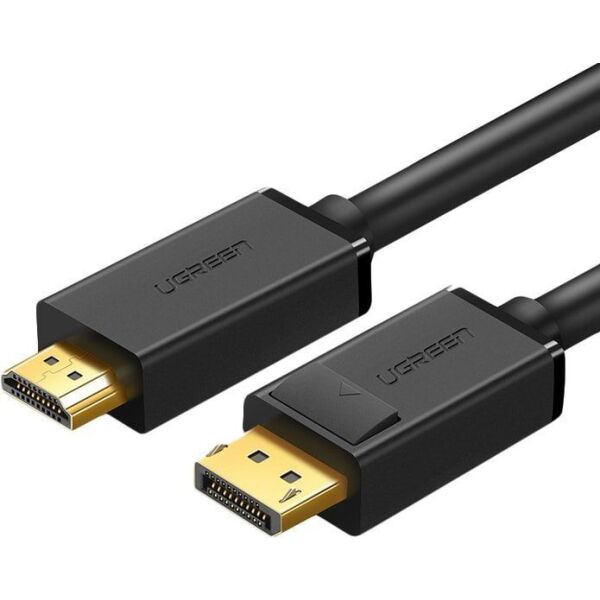 

Кабель UGREEN DP101-10239 DisplayPort (M) to HDMI (M), 4K@30Hz, 1.5m, Black