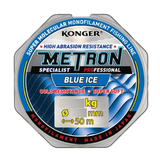 

Леска KONGER METRON SPECIALIST BLUE ICE 50 м 0,16 мм