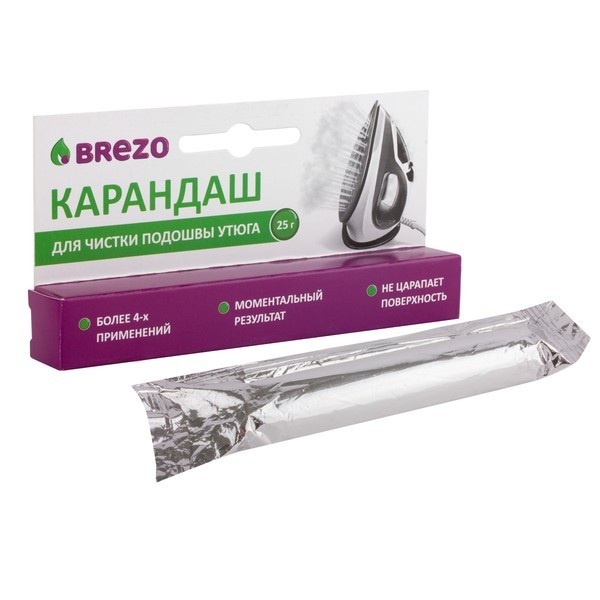 

Карандаш для чистки подошвы утюга BREZO арт.97025