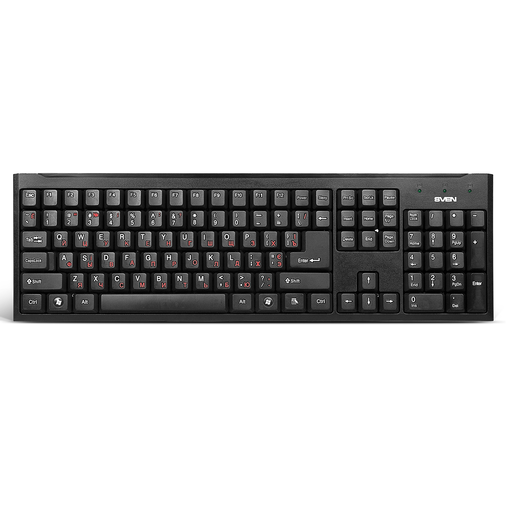 

Клавиатура Sven Standard 303 black (USB+PS/2)