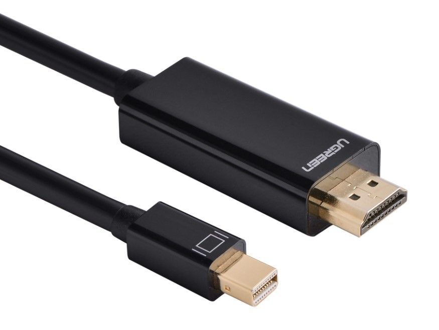 

Кабель UGREEN MD101-10455 HDMI (M) to Mini DisplayPort (M), 3m, Black