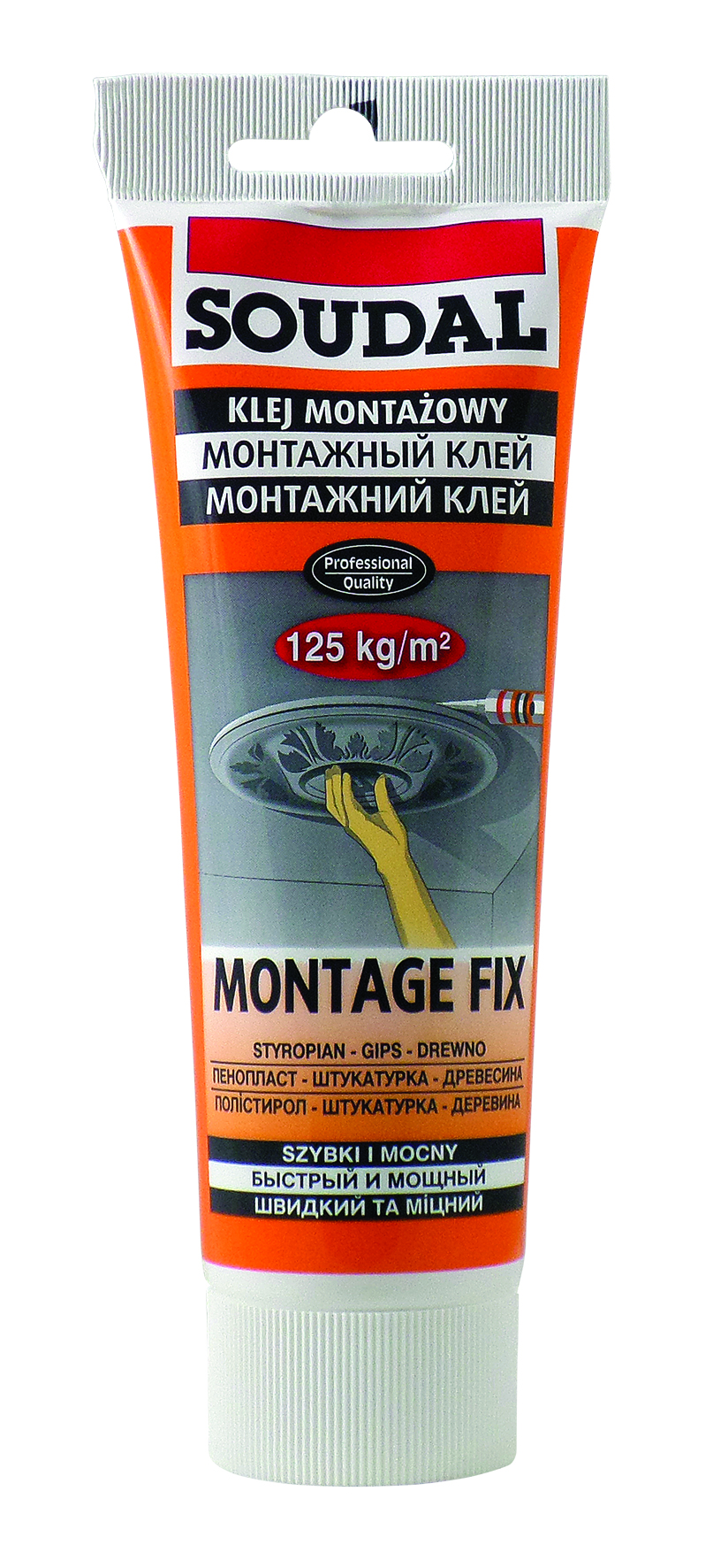 

Клей монтажный SOUDAL Montage Fix белый 250г