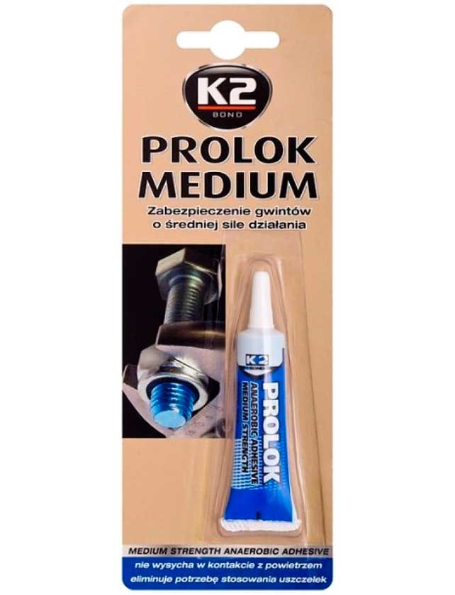 

Фиксатор резьбовых соединений Prolok W243 medium (средняя фиксация) 6мл K2